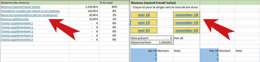 Comment naviguer dans le fichier