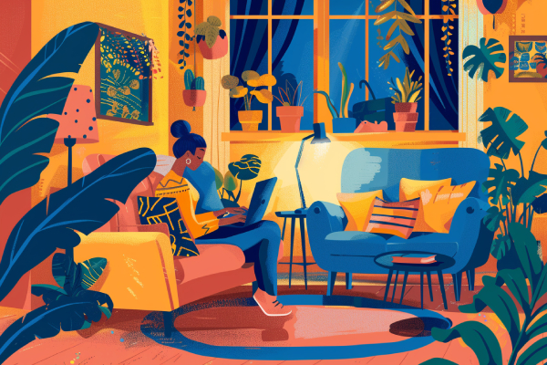 woman-working-from-home